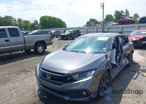 2020 Honda Civic Sport from USA, damaged, VIN 2HGFC2F80LH588722